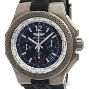 BREITLING Bentley GMT Light Body Titanium Mens Watch EB0433 Polished